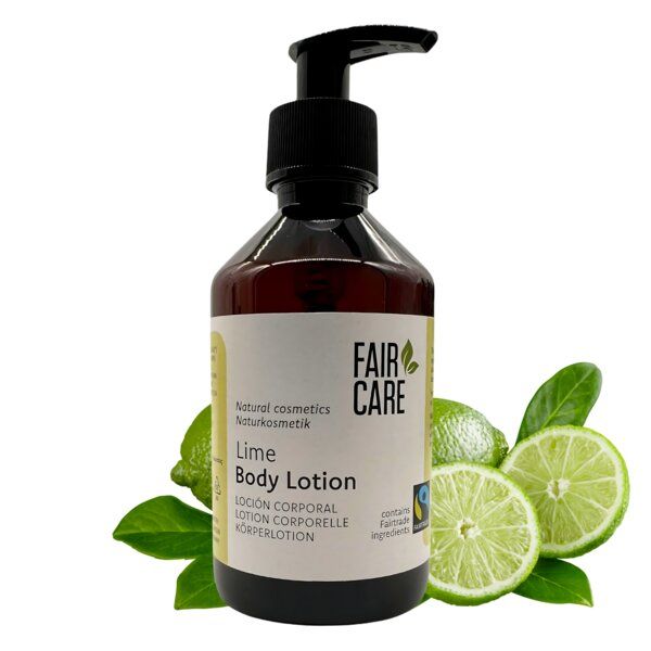 FAIR CARE Body Lotion Limette 240 ml - Körperlotion mit Pumpspender von FAIR CARE