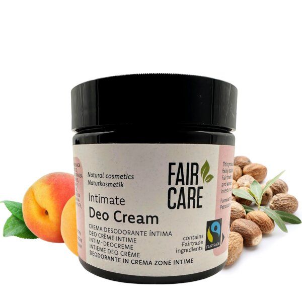 FAIR CARE Deo Creme Intimbereich 100ml mit Fairtrade Shea und Aprikose von FAIR CARE