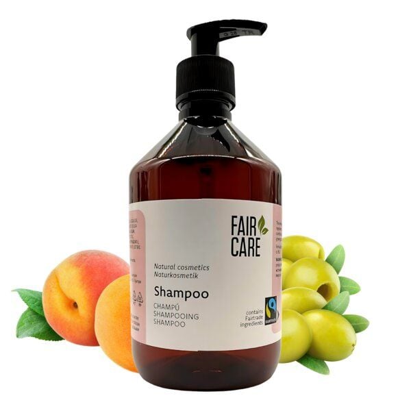 FAIR CARE Shampoo mit Aprikose 475 ml - FAIRTRADE Haarpflege von FAIR CARE