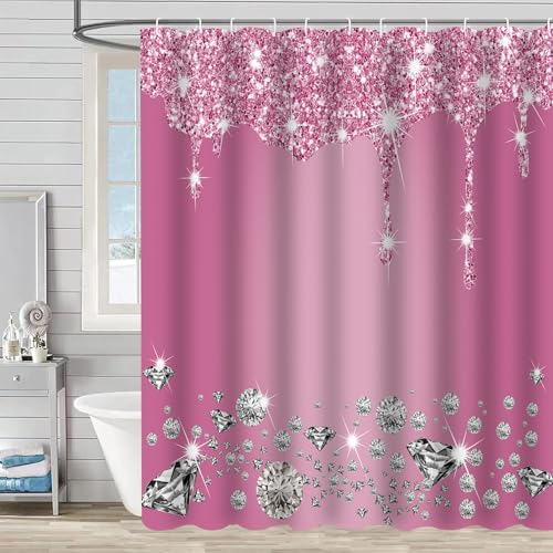 FAIRYGATE Badevorhang Wasserdicht Dusch Vorhang Duschvorhang Anti Schimmel Wasserdicht Bad Vorhang für Badezimmer Textil Stoff Waschbar Schmal Duschvorhänge Polyester 180x180 mit 12 Ringe B8306 FAIRYGATE Badevorhang Wasserdicht Dusch Vorhang Duschvorhang Anti Schimmel Wasserdicht Bad Vorhang für Badezimmer Textil Stoff Waschbar Schmal Duschvorhänge Polyester 180x180 mit 12 Ringe B8306 von FAIRYGATE