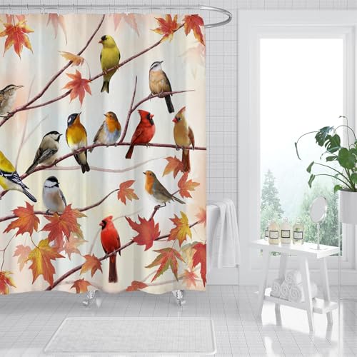 FAIRYGATE Badewanne Duschvorhang Bathtub Curtain Home Collection Duschvorhang 180x180cm Anti Schimmel Wasserdicht Textil Vorhang Waschbar Badvorhang Polyester mit 12 Duschvorhangringen B8217 von FAIRYGATE