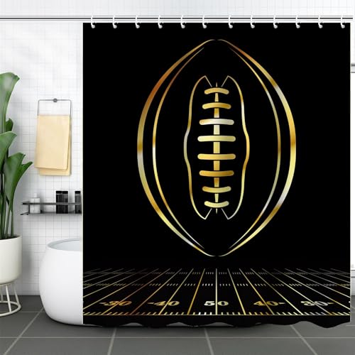 FAIRYGATE Badewanne Vorhang Wasserdicht Badevorhang Duschvorhäng Duschvorhang Anti Schimmel aus Polyester Wasserabweisend Shower Curtain Antibakteriell mit 12 Duschvorhangringen B8424 von FAIRYGATE