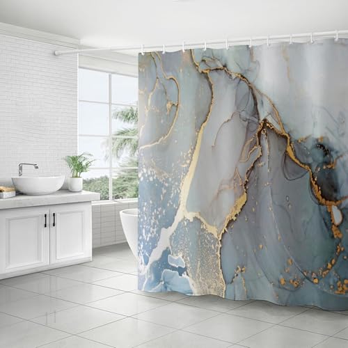 FAIRYGATE Badezimmer Vorhang Marmor Vorhänge Vorhang Dusche Duschvorhang Beschwerer 380g Badewannenvorhang Starke Shower Curtains für Duschvorhänge Gardinen Bettwäsche Tischtücher B8919 FAIRYGATE Badezimmer Vorhang Marmor Vorhänge Vorhang Dusche Duschvorhang Beschwerer 380g Badewannenvorhang Starke Shower Curtains für Duschvorhänge Gardinen Bettwäsche Tischtücher B8919 von FAIRYGATE