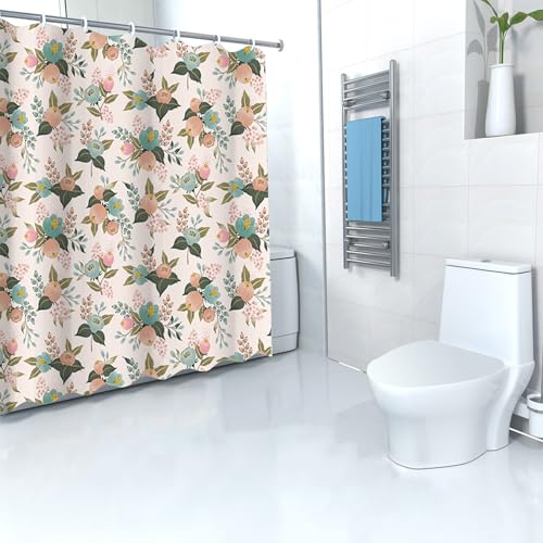 FAIRYGATE Duschvorhang 180x180 Antischimmel Bathroom Curtain 180 x 180 Badezimmer Vorhang Antischimmel Wasserdicht Duschvorhänge Polyester Waschbar mit Haken B9711 von FAIRYGATE