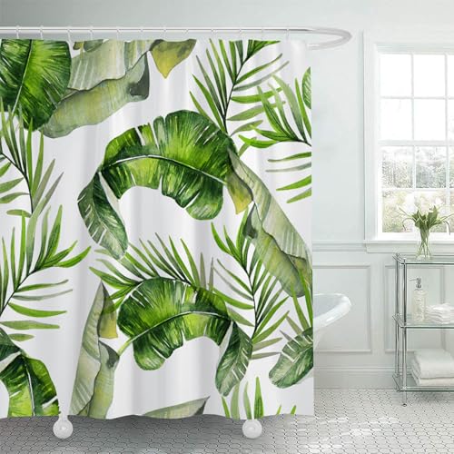 FAIRYGATE Duschvorhang Anti Schimmel 180x180 Wasserdicht Waschbar und Schnell Trocknend Shower Curtains Duschvorhänge mit 12 Ringe Polyester B8015 von FAIRYGATE