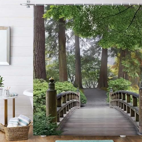 FAIRYGATE Duschvorhang Blätter 180 x 180 cm Anti Schimmel Wasserdicht Polyester Stoff Waschbar Bad Vorhang für Badzimmer mit 12 Haken B8528 FAIRYGATE Duschvorhang Blätter 180 x 180 cm Anti Schimmel Wasserdicht Polyester Stoff Waschbar Bad Vorhang für Badzimmer mit 12 Haken B8528 von FAIRYGATE