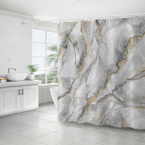 FAIRYGATE Duschvorhang Grau Anti Schimmel Bathtub Curtain Benutzerdefinierter Anti Schimmel Wasserdicht für Badezimmer Waschbar und Schnell Trocken Duschvorhang Personalisierter Vorhang B9015 FAIRYGATE Duschvorhang Grau Anti Schimmel Bathtub Curtain Benutzerdefinierter Anti Schimmel Wasserdicht für Badezimmer Waschbar und Schnell Trocken Duschvorhang Personalisierter Vorhang B9015 von FAIRYGATE