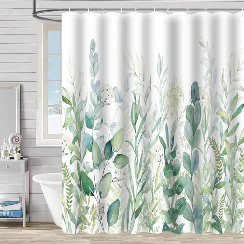 FAIRYGATE Duschvorhang Waschbar Blätter Duschvorhang Badewanne Schnell Trocknende Nautische Duschvorhänge Badezimmer Vorhang Bathroom Curtain Set mit 12 Haken 180 x 180 cm Mordener B9907 FAIRYGATE Duschvorhang Waschbar Blätter Duschvorhang Badewanne Schnell Trocknende Nautische Duschvorhänge Badezimmer Vorhang Bathroom Curtain Set mit 12 Haken 180 x 180 cm Mordener B9907 von FAIRYGATE