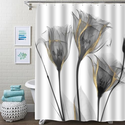 FAIRYGATE Outdoor Vorhänge Wetterfest Shower Curtains 180x180cm Wasserfeste Duschvorhänge Polyester Waschbar Badzimmer Badewanne Vorhang Duschvorhang Anti Schimmel mit 12 Duschvorhangringe B8207 FAIRYGATE Outdoor Vorhänge Wetterfest Shower Curtains 180x180cm Wasserfeste Duschvorhänge Polyester Waschbar Badzimmer Badewanne Vorhang Duschvorhang Anti Schimmel mit 12 Duschvorhangringe B8207 von FAIRYGATE