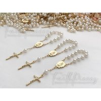 15 Gold Perlen Gastgeschenke Kommunion/Geburtstagsgeschenk Taufbevorzugung Taufgeschenke 15 Gold Perlen Gastgeschenke Kommunion/Geburtstagsgeschenk Taufbevorzugung Taufgeschenke von FAITHPIECES