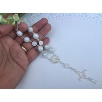 55 Taufe Begünstigte Armbänder/Perle Weiße Kommunion Recuerdos Para Bautizo Finger Rosenkränze Gefälligkeiten 55 Taufe Begünstigte Armbänder/Perle Weiße Kommunion Recuerdos Para Bautizo Finger Rosenkränze Gefälligkeiten von FAITHPIECES