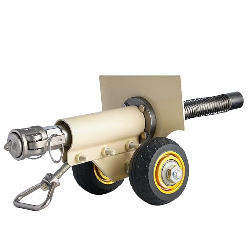 FAITIO Feuerwerkskörper Artilleriekanone Edelstahl Mini Feuerwerkskörper Launch Kanone Modell mit Mechanismus Militär Modell Sammlung Ornamente 1,8 kg erhebliche Haptik Beige von FAITIO