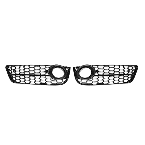 FAJIA Nebelscheinwerfer-Stoßfängergitter, Paar Honeycomb Front Standard Stoßstange Nebelscheinwerfer Grill Abdeckung Ersatz für Audi A5 2008-2011 von FAJIA