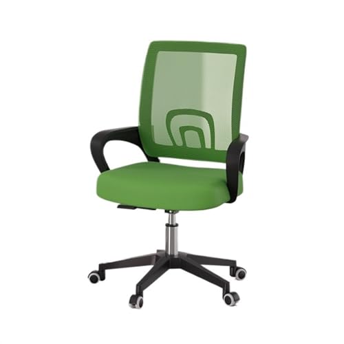 Bürostuhl Ergonomisch Bürostuhl Gaming - Ergonomischer Schreibtischstuhl mit mittlerer Rückenlehne, bequemer Polsterung, Lordosenstütze, Netzgewebe, verstellbar, drehbar, rollbar, for Zuhause, Chefses von FAJNUZI2024