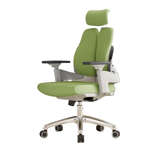 Bürostuhl Ergonomisch Schreibtischstuhl, Chefsessel, verstellbarer Sitz, hohe Rückenlehne, Bürostuhl, rollbarer Schreibtischstuhl mit verstellbarer Armlehne, Lordosenstütze, Kopfstütze Arbeitsstuhl(Gr von FAJNUZI2024