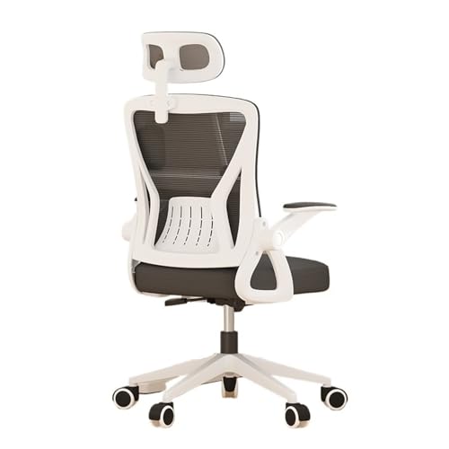Bürostuhl Ergonomisch Schreibtischstuhl mit hoher Rückenlehne, verstellbaren hochklappbaren Armlehnen und Kopfstützen, ergonomischer Bürostuhl aus Netzgewebe, drehbarer Computer-Gaming-Stuhl for Männe von FAJNUZI2024