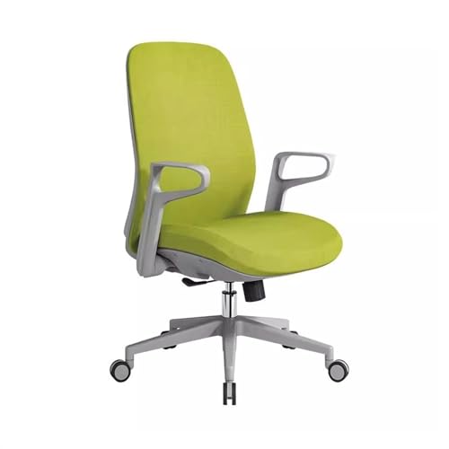 FAJNUZI2024 Bürostuhl Ergonomisch Büromöbel, unterstützendes Personal, Bürostuhl, Computerstuhl, Haushaltsdrehstuhl, sitzender, Nicht müder Lendenwirbelschutz Arbeitsstuhl(Green) von FAJNUZI2024