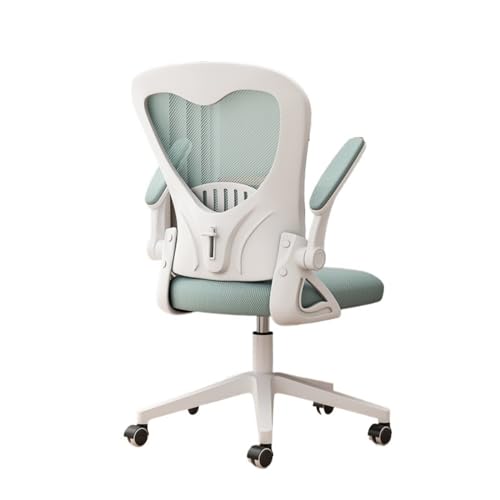 FAJNUZI2024 Bürostuhl Ergonomisch Bürostuhl, verstellbare Lordosenstütze und Armlehnen, hohe Rückenlehne, ergonomischer Bürostuhl, Schreibtischstühle mit gepolstertem Kissen Arbeitsstuhl(Green) von FAJNUZI2024