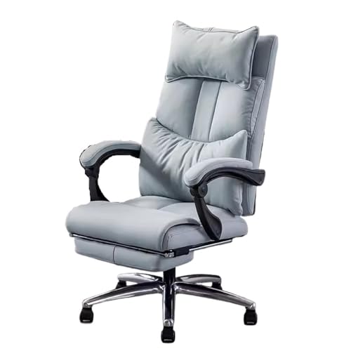FAJNUZI2024 Bürostuhl Ergonomisch Chefsessel, ergonomischer Gaming-Stuhl mit Technologie, Stoff, drehbar, Computer-Schreibtischstuhl mit Rollen Arbeitsstuhl(Blue) von FAJNUZI2024