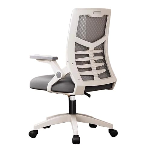 FAJNUZI2024 Bürostuhl Ergonomisch Chefsessel mit Verstellbarer Armlehne, ergonomischer Drehstuhl fürs Büro und Zuhause, Schreibtischstuhl aus Netzgewebe mit hoher Rückenlehne Arbeitsstuhl(Grigio) von FAJNUZI2024