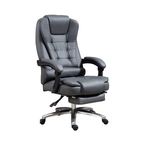 FAJNUZI2024 Bürostuhl Ergonomisch Luxuriöser Bürostuhl for Zuhause, Arbeitszimmer, hohe Rückenlehne, ergonomischer, drehbarer Liegestuhl, Sofastuhl Arbeitsstuhl von FAJNUZI2024