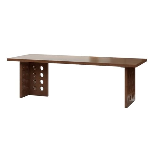 FAJNUZI2024 Computertisch Großer Schreibtisch for Führungskräfte, moderner, geräumiger Schreibtisch-Arbeitsplatz aus Eschenholz(L) von FAJNUZI2024