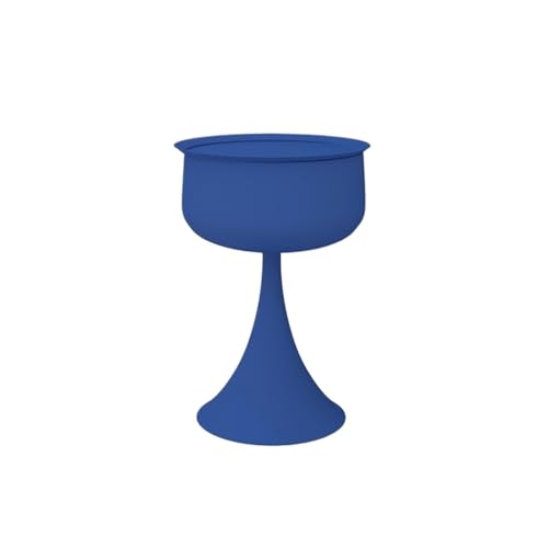 FAJNUZI2024 Couchtisch Couchtisch, Sofa-Beistelltisch, runder Metalltisch for den Haushalt, Kleiner Tisch for Schlafzimmer, Wohnzimmer, Café und Arbeitszimmer Wohnzimmertisch(Blue) von FAJNUZI2024