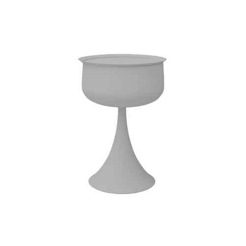 FAJNUZI2024 Couchtisch Couchtisch, Sofa-Beistelltisch, runder Metalltisch for den Haushalt, Kleiner Tisch for Schlafzimmer, Wohnzimmer, Café und Arbeitszimmer Wohnzimmertisch(Weiß) von FAJNUZI2024