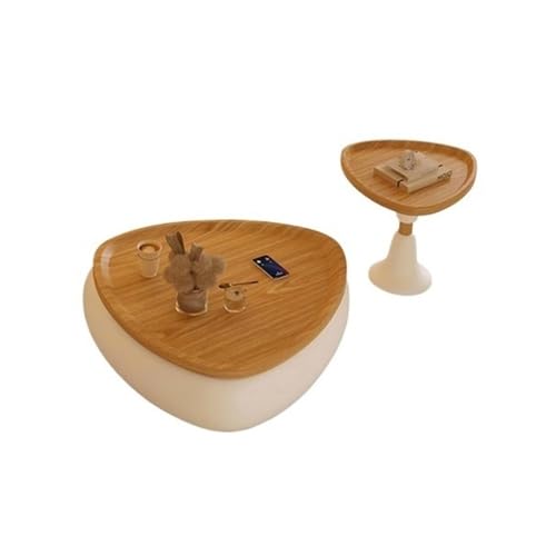 FAJNUZI2024 Couchtisch Couchtisch-Set aus Massivholz for Wohnzimmer im rustikalen Stil, perfekt for modernes oder traditionelles Dekor, ideal for kleine Räume Wohnzimmertisch von FAJNUZI2024