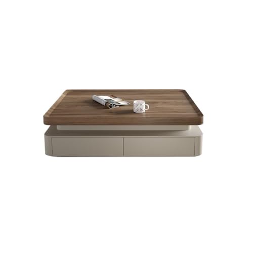 FAJNUZI2024 Couchtisch Cremiger minimalistischer Couchtisch, bodenstehendes Design for das Wohnzimmer, kleine Raummöbel for das Moderne Zuhause Wohnzimmertisch(150cm) von FAJNUZI2024