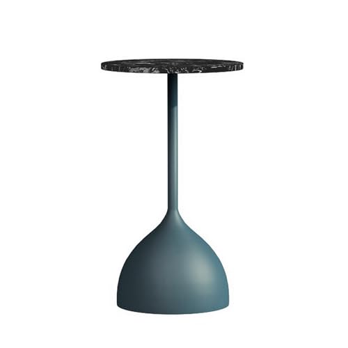 FAJNUZI2024 Couchtisch Dekorative Tische aus Metall, Nachttische for Enge Räume, Schlafzimmer, Wohnzimmer, Cafeterias und Arbeitszimmer Wohnzimmertisch(Blue) von FAJNUZI2024