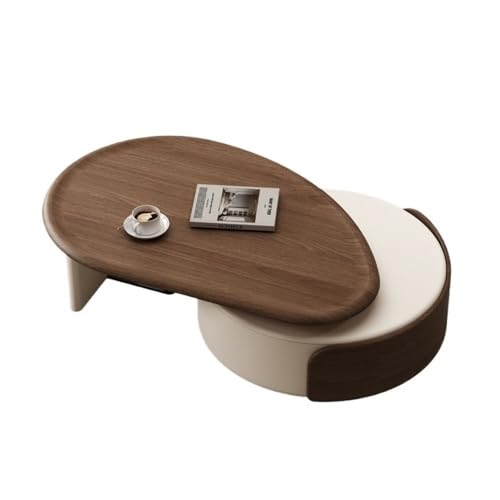 FAJNUZI2024 Couchtisch Luxuriöser, moderner ausziehbarer Couchtisch, kompaktes Design for kleine Wohnzimmer, hochwertiger, Verstellbarer Teetisch Wohnzimmertisch von FAJNUZI2024