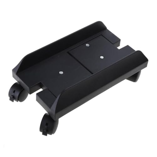 FAJNUZI2024 PC Halterung CPU-Ständer for unter den Schreibtisch, mobiler PC-Tower-Ständer mit 4 Lenkrollen, PC-Gehäusehalterwagen mit Einstellbarer Breite for den Boden PC Tower Ständer von FAJNUZI2024