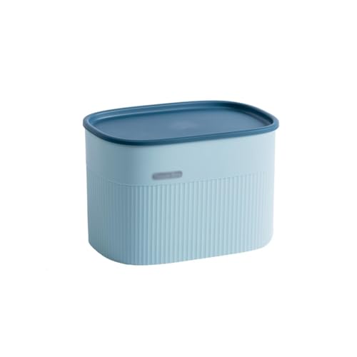 FAJNUZI2024 Taschentuchbox Taschentuchbox mit Fach, dekorative Desktop-Box for Zuhause, multifunktionale Taschentuchbox Taschentuchspender(Blue) von FAJNUZI2024