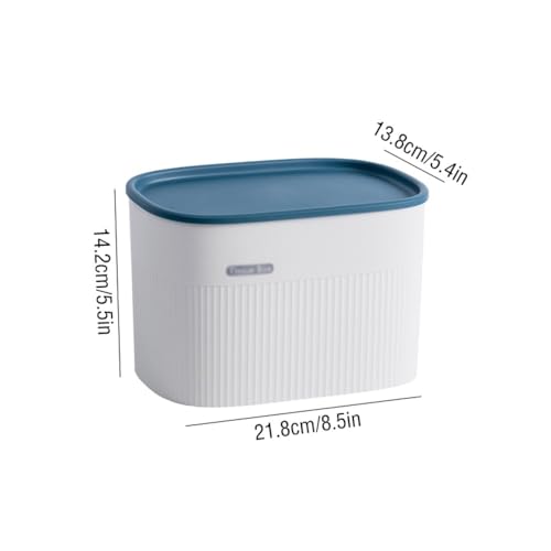 FAJNUZI2024 Taschentuchbox Taschentuchbox mit Fach, dekorative Desktop-Box for Zuhause, multifunktionale Taschentuchbox Taschentuchspender(Pink) von FAJNUZI2024