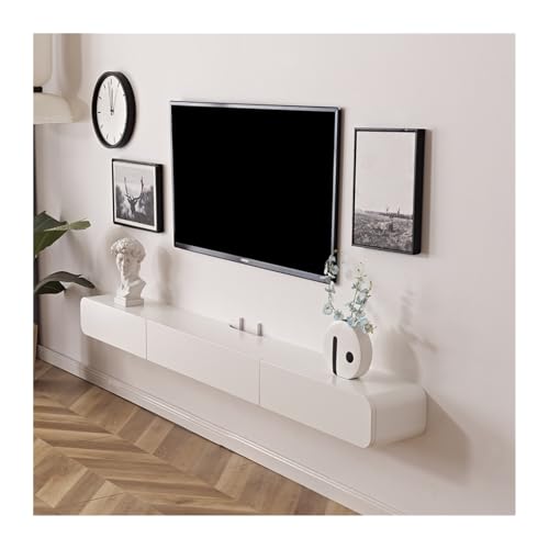 Lowboard Hängend 47''/63'' Schwimmender TV-Ständer, Wandmontage, Medienkonsole, TV-Schrank, Regal unter dem Fernseher for Verstecken der Audio-Video-Kabelbox, for Schlafzimmer, Wohnzimmer TV Schrank(1 Lowboard Hängend 47''/63'' Schwimmender TV-Ständer, Wandmontage, Medienkonsole, TV-Schrank, Regal unter dem Fernseher for Verstecken der Audio-Video-Kabelbox, for Schlafzimmer, Wohnzimmer TV Schrank(1 von FAJNUZI2024