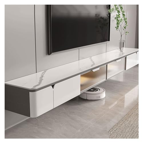 Lowboard Hängend Home Modernes schwebendes Entertainment-Center zur Wandmontage, schwebendes TV-Wandpaneel for Fernseher, Heimkino mit ausziehbaren Schubladen und Ablagefläche, weiß TV Schrank(Mittel) Lowboard Hängend Home Modernes schwebendes Entertainment-Center zur Wandmontage, schwebendes TV-Wandpaneel for Fernseher, Heimkino mit ausziehbaren Schubladen und Ablagefläche, weiß TV Schrank(Mittel) von FAJNUZI2024