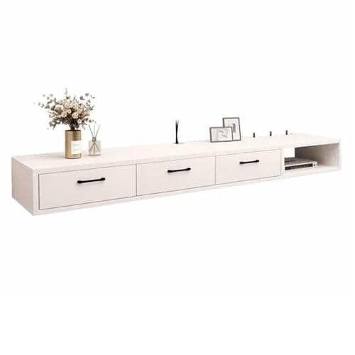 Lowboard Hängend Multifunktionaler, an der Wand montierter, schwebender Fernsehständer aus Holz mit Aufbewahrungsschrank und Schublade, Fernsehständerschrank for Schlafzimmer, Wohnzimmer, moderner Fer Lowboard Hängend Multifunktionaler, an der Wand montierter, schwebender Fernsehständer aus Holz mit Aufbewahrungsschrank und Schublade, Fernsehständerschrank for Schlafzimmer, Wohnzimmer, moderner Fer von FAJNUZI2024