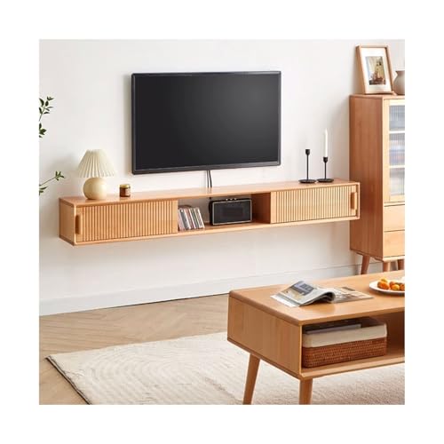 Lowboard Hängend Schwimmender TV-Ständer aus Holz, schwimmendes 59''/71'' Entertainment-Center, moderne schwebende Medienkonsole, wandmontierte TV-Konsole, schwebende TV-Konsole unter TV-Regal TV Schr Lowboard Hängend Schwimmender TV-Ständer aus Holz, schwimmendes 59''/71'' Entertainment-Center, moderne schwebende Medienkonsole, wandmontierte TV-Konsole, schwebende TV-Konsole unter TV-Regal TV Schr von FAJNUZI2024