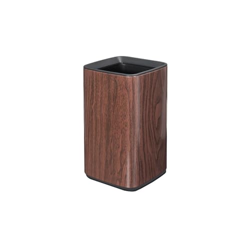 Mülleimer Mülleimer aus Edelstahl, oben offener Mülleimer, quadratischer Küchenmülleimer. Geeignet for den Papierkorb in der Küche zu Hause oder im Büro. Abfalleimer Papierkorb(Redwood color) von FAJNUZI2024
