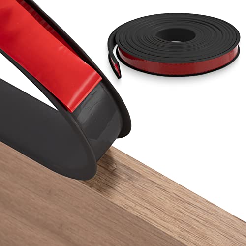 FAKILO 5m U-Form Selbstklebend Möbelkantenband, Flexible Möbelkantenband Kantenumleimer Selbstklebend, TPE Faltbarer Kantenschutz für Schrankkanten Arbeitsplatten Abschlussleiste (Schwarz, 36mm x 5m) FAKILO 5m U-Form Selbstklebend Möbelkantenband, Flexible Möbelkantenband Kantenumleimer Selbstklebend, TPE Faltbarer Kantenschutz für Schrankkanten Arbeitsplatten Abschlussleiste (Schwarz, 36mm x 5m) von FAKILO