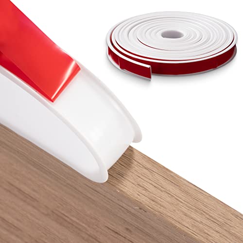 FAKILO 5m U-Form Selbstklebend Möbelkantenband, Flexible Möbelkantenband Kantenumleimer Selbstklebend, TPE Faltbarer Kantenschutz für Schrankkanten Arbeitsplatten Abschlussleiste (Weiß, 20mm x 5m) FAKILO 5m U-Form Selbstklebend Möbelkantenband, Flexible Möbelkantenband Kantenumleimer Selbstklebend, TPE Faltbarer Kantenschutz für Schrankkanten Arbeitsplatten Abschlussleiste (Weiß, 20mm x 5m) von FAKILO