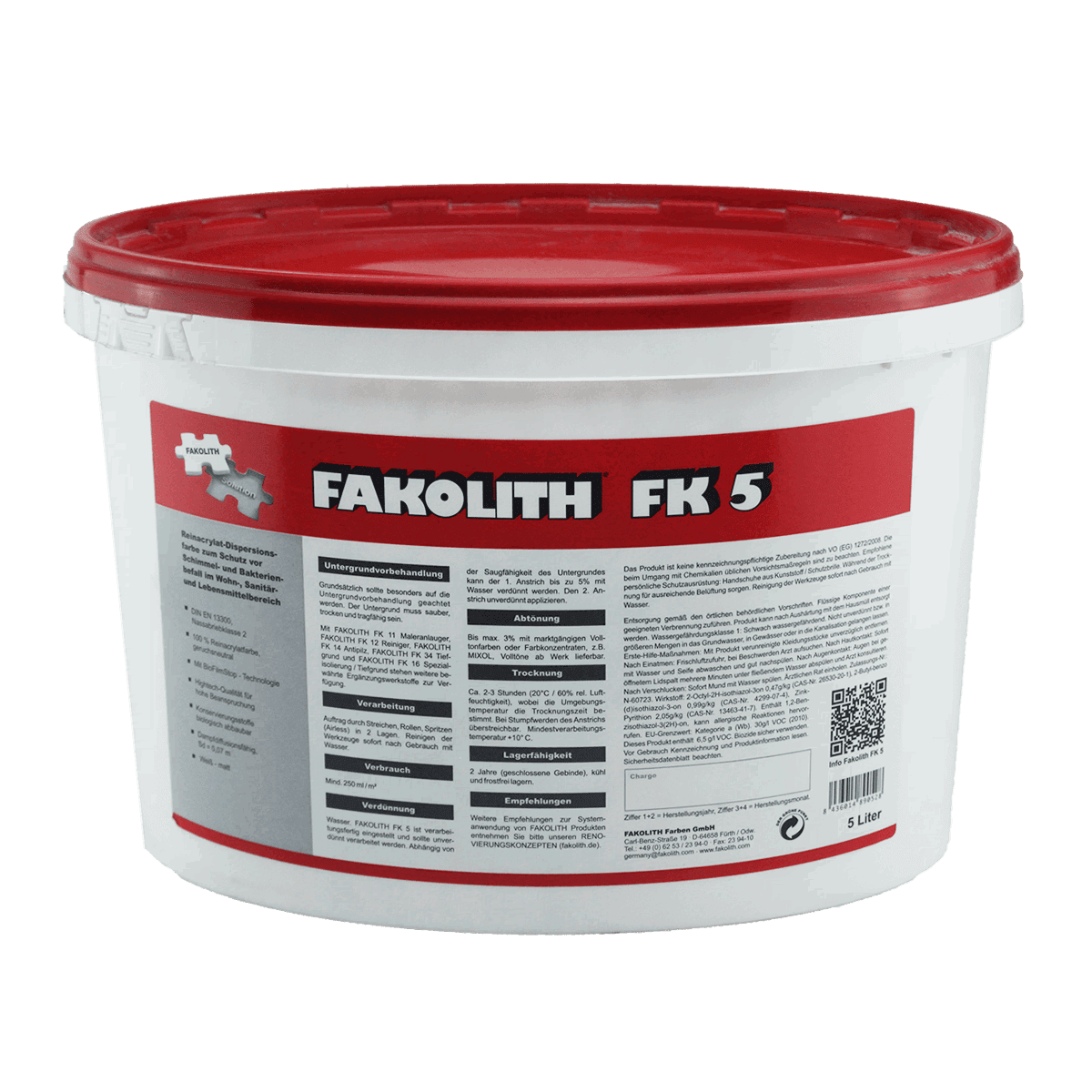 FAKOLITH FK 5 Antischimmelfarbe FAKOLITH FK 5 Antischimmelfarbe von FAKOLITH