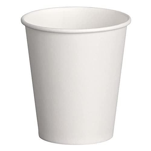 1000 Stk. Heiß- und Kaltgetränkebecher weiß, Pappe beschichtet 300 ml 330ml | 12oz von FALAMBI