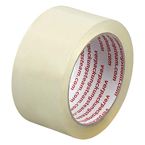 144 Stk. 1-PACK Packband Klebeband OPP-909NN, 50 mm x 66 m, Low Noise transparent von FALAMBI