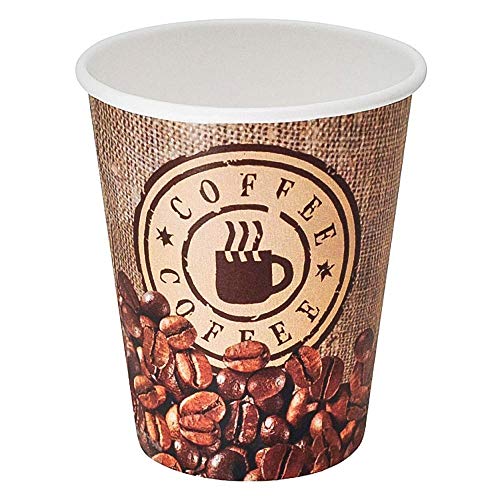 FALAMBI 1000 Stk. Kaffeebecher CoffeeToGo Pappbecher BAG OF COFFEE 200 ml 270 ml von FALAMBI