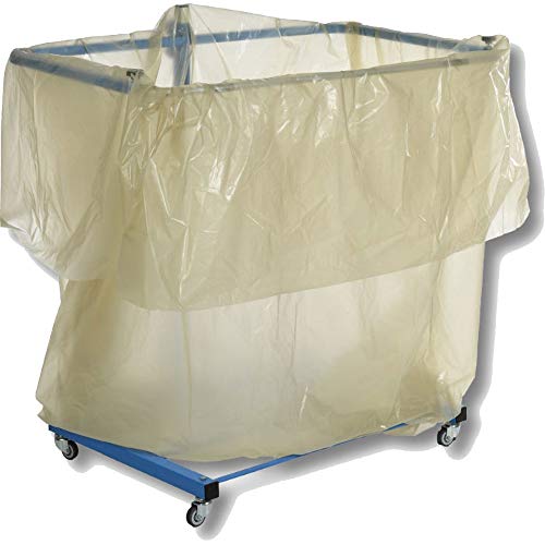 Seitenfaltenmüllsäcke Styroporentsorgungssäcke 1250+850x2400mm 2500liter, 100 Stück von FALAMBI