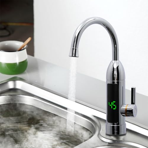 FALANZATH Elektrischer Wasserhahn mit Durchlauferhitzer 220V, 360° Wasserhahn Küche Durchlauferhitzer, LED Elektrischer Küchenarmatur, Edelstahl Warmwasserhahn für Garten Wohnwagen Camping FALANZATH Elektrischer Wasserhahn mit Durchlauferhitzer 220V, 360° Wasserhahn Küche Durchlauferhitzer, LED Elektrischer Küchenarmatur, Edelstahl Warmwasserhahn für Garten Wohnwagen Camping von FALANZATH