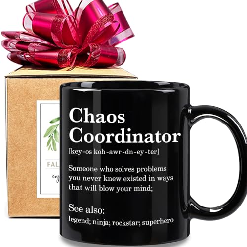 Chaos-Koordinator-Kaffeetasse, lustig, inspirierend, Dankeschön-Geschenke für Chef, Frauen, Vater, Opa, Lehrer, Kollegen, Krankenschwester, Manager, Assistent, Geburtstag, Weihnachten, Muttertag, Chaos-Koordinator-Kaffeetasse, lustig, inspirierend, Dankeschön-Geschenke für Chef, Frauen, Vater, Opa, Lehrer, Kollegen, Krankenschwester, Manager, Assistent, Geburtstag, Weihnachten, Muttertag, von FALJIOK