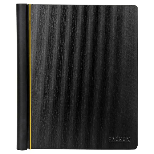 FALKEN Original Falken Chormappe Gloria PURE mit ergonomischem Griff extrem leicht aus hochwertiger Pappe mit eleganter Prägung 6 Haltegummis 2 Sichttaschen innen DIN A4 Notenmappe Made in Germany von FALKEN